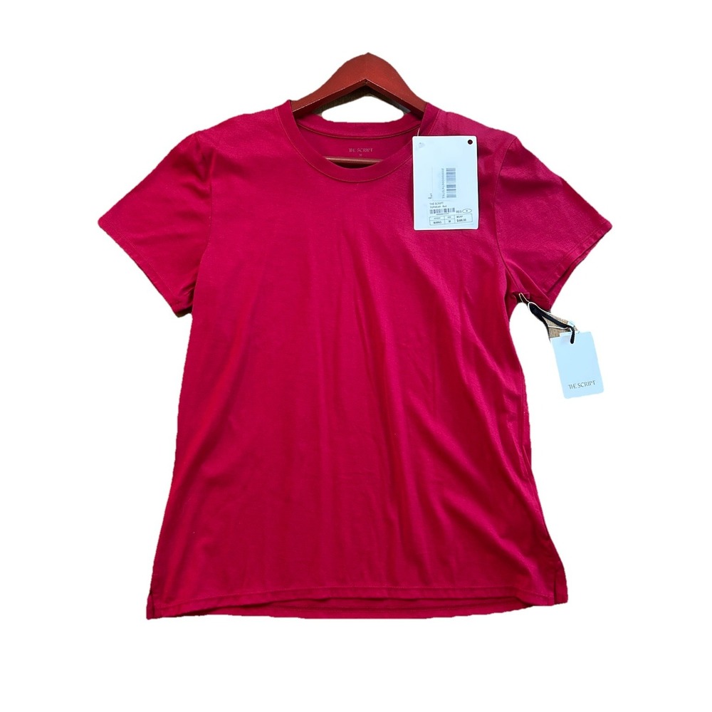 The Script‎ T Shirt Red Short Sleeve NWT Size M